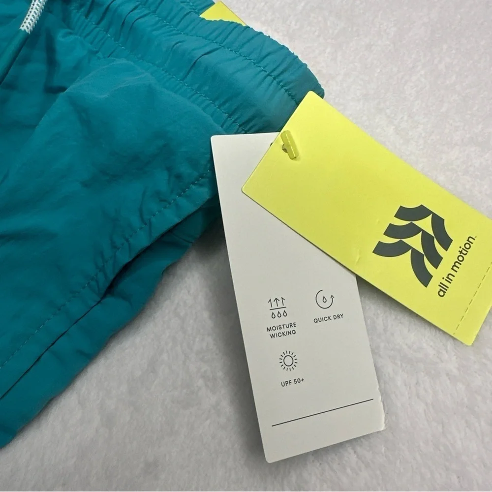 Boys' Hybrid Volley Shorts -All In Motion Green Boys Size 4/5T Xsmall